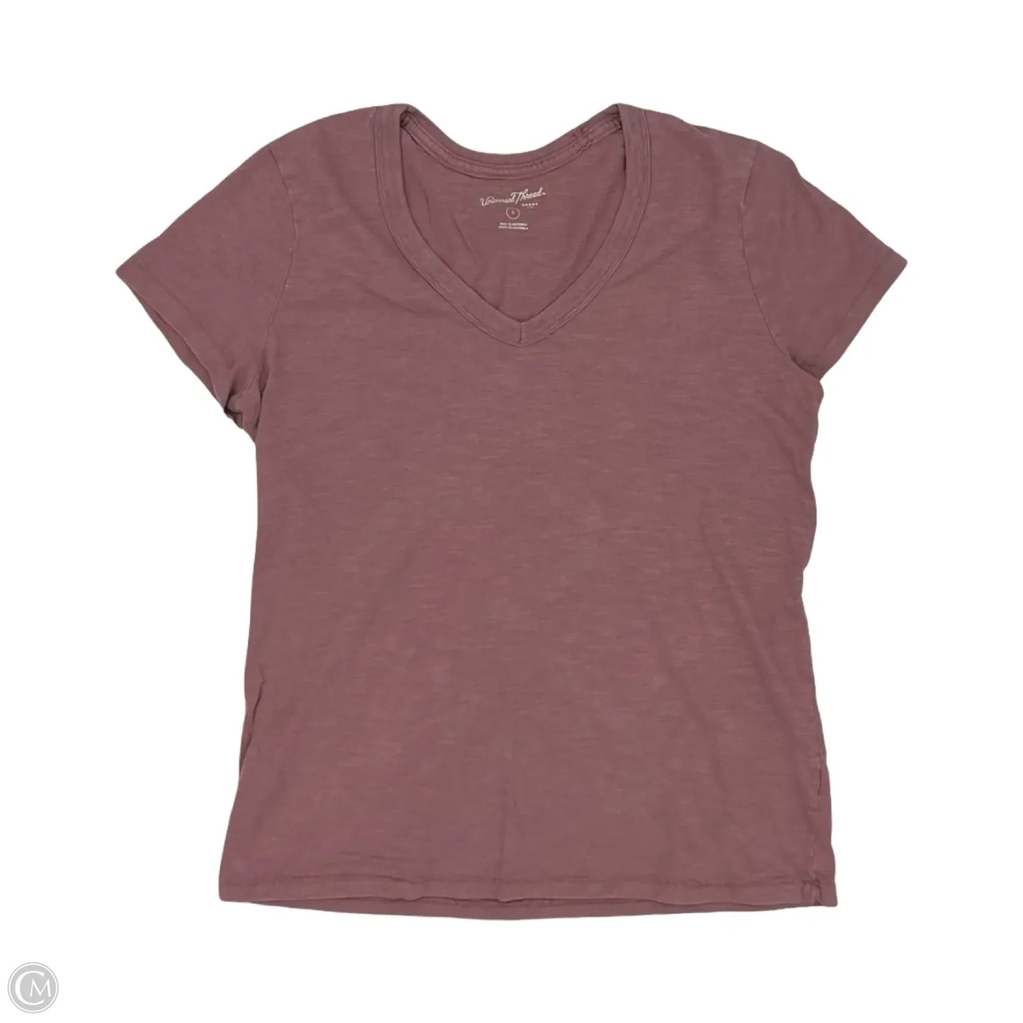 Top Short Sleeve By Universal Thread In Pink, Size: S