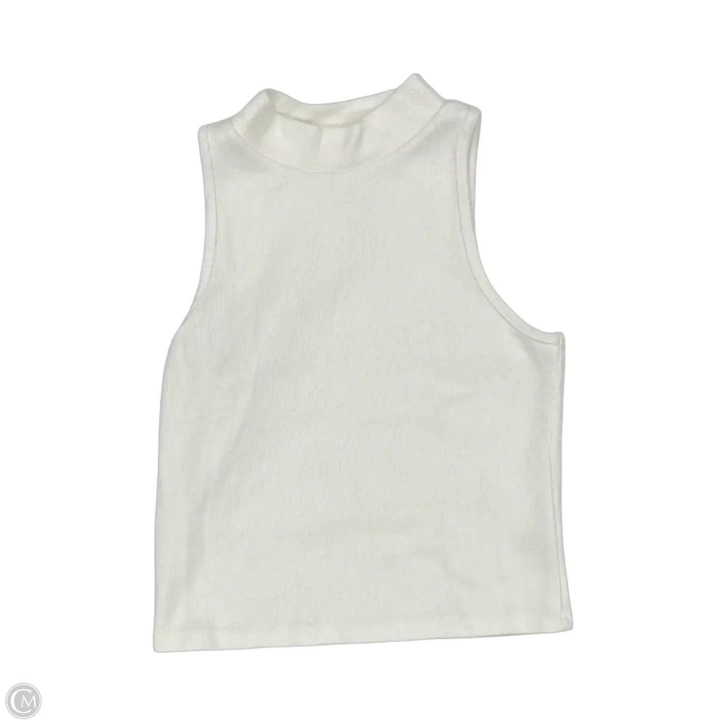 Top Sleeveless By A New Day In Cream, Size: M