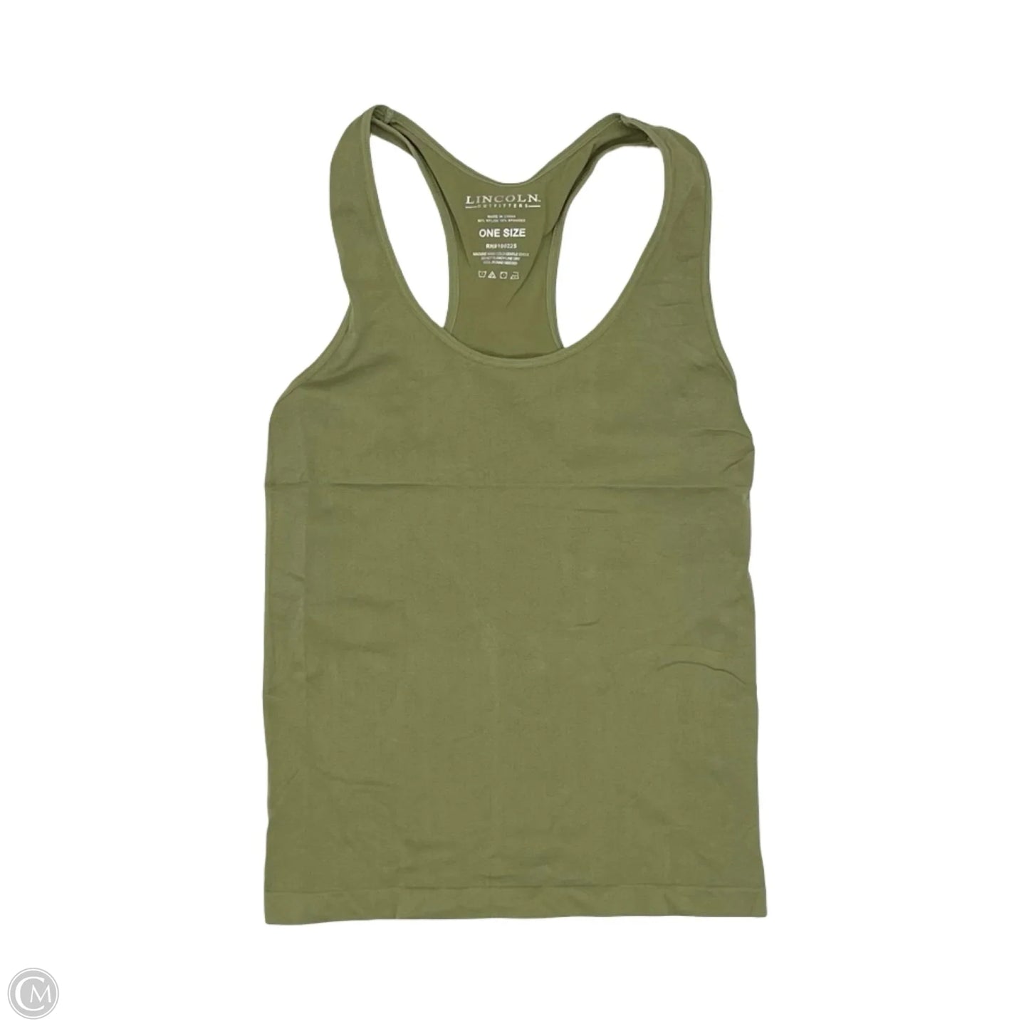 Tank Top By Cmf In Green, Size: Os