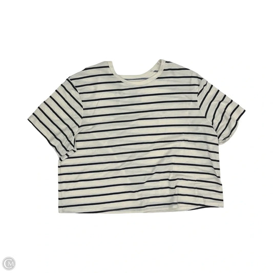 Top Short Sleeve By All In Motion In Black & White, Size: Xl