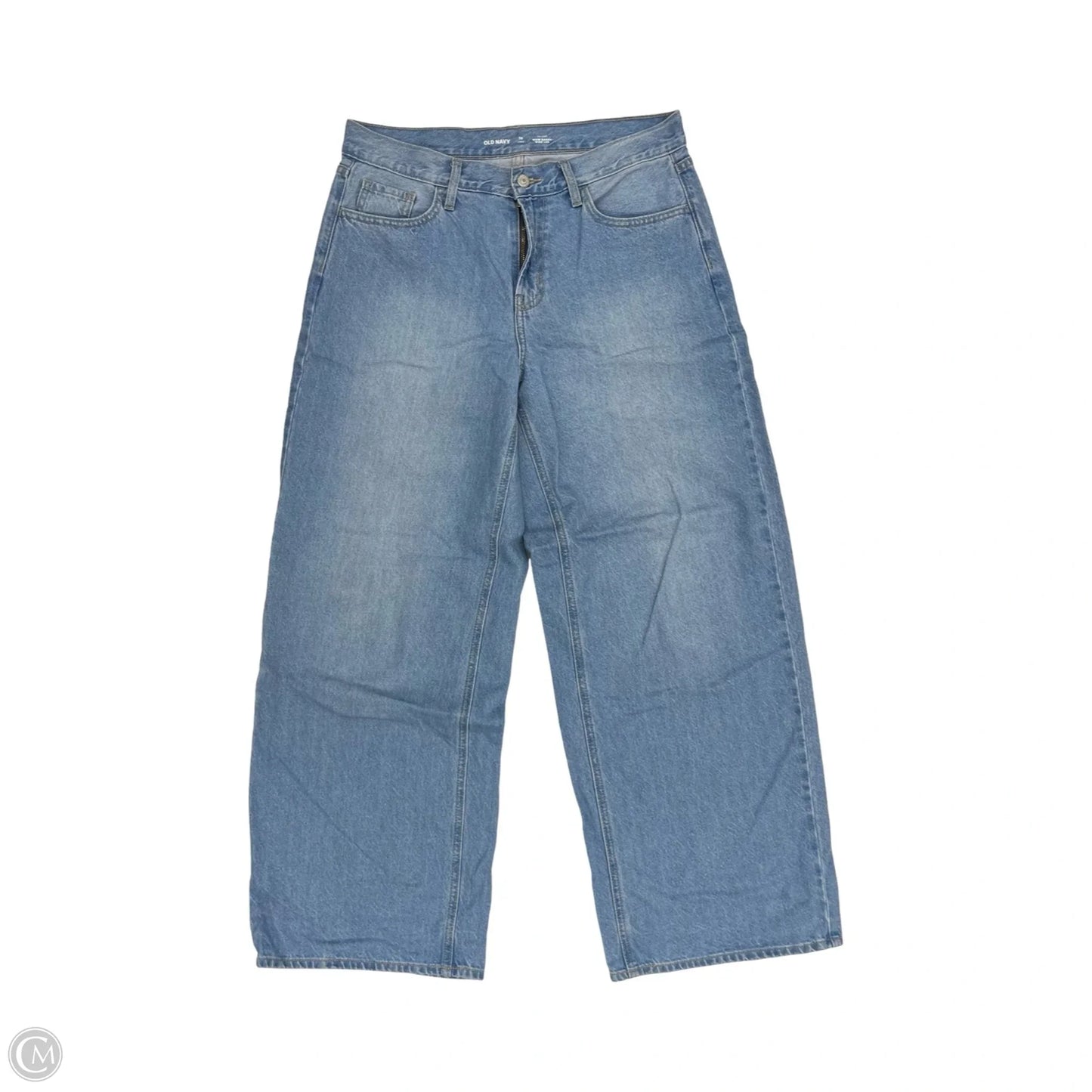 Jeans Wide Leg By Old Navy In Blue Denim, Size: 10l