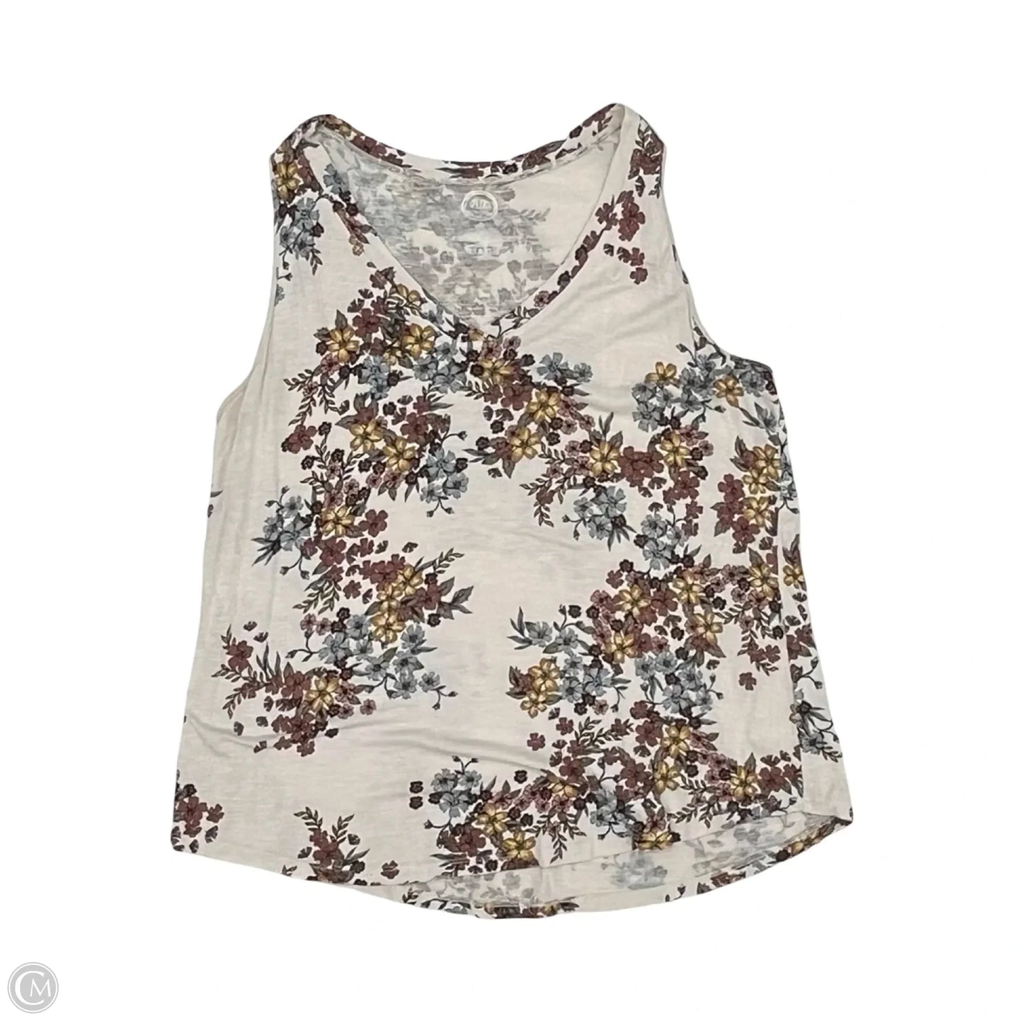 Tank Top By Maurices In Floral Print, Size: L