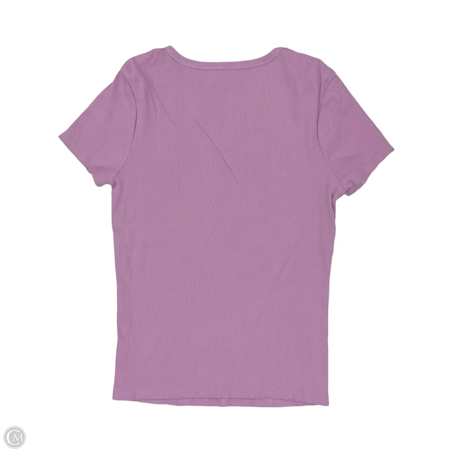 Top Short Sleeve By Time And Tru In Purple, Size: M