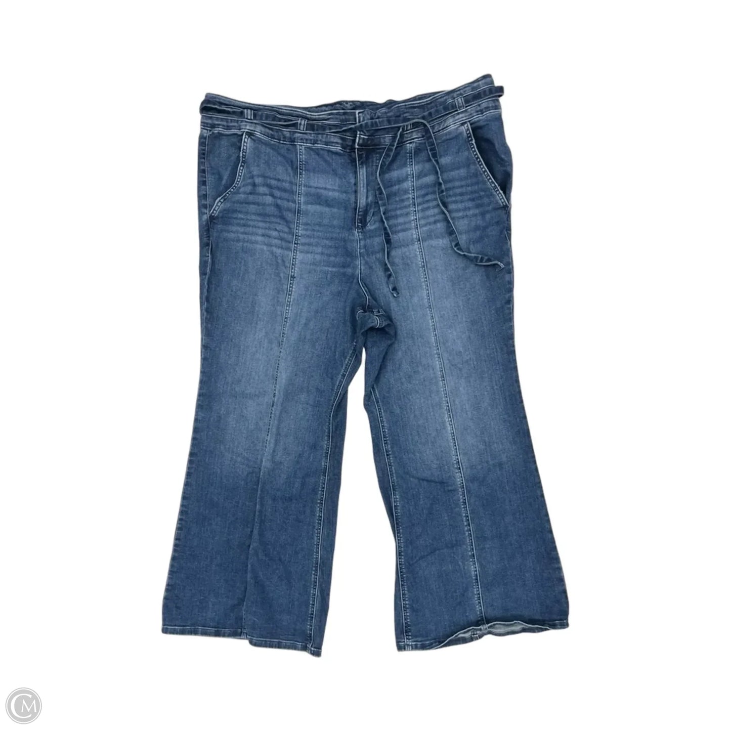 Jeans Wide Leg By Torrid In Blue Denim, Size: 26