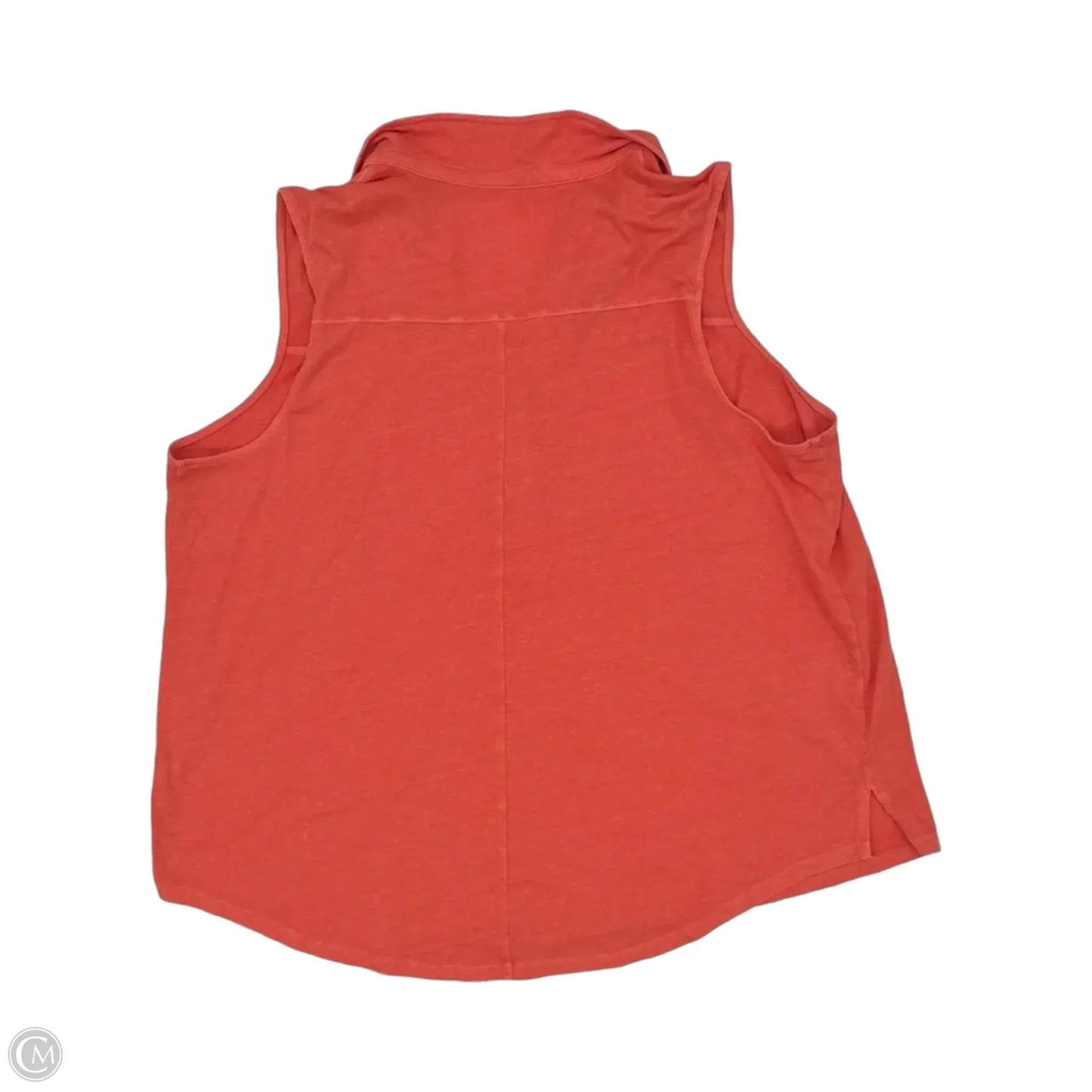 Top Sleeveless By Sonoma In Orange, Size: 2x