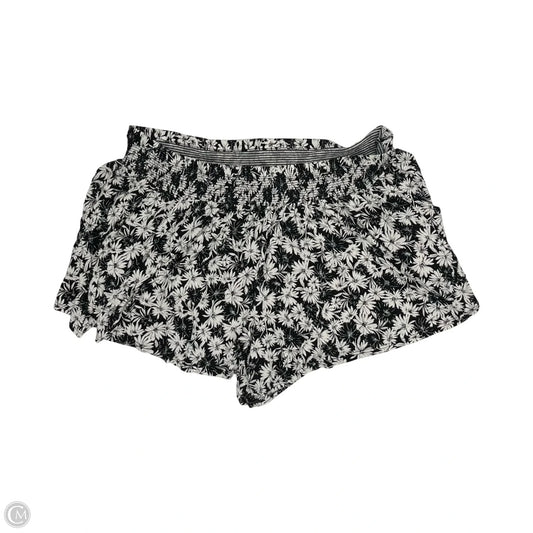 Shorts By Terra & Sky In Black & Cream, Size: 3x