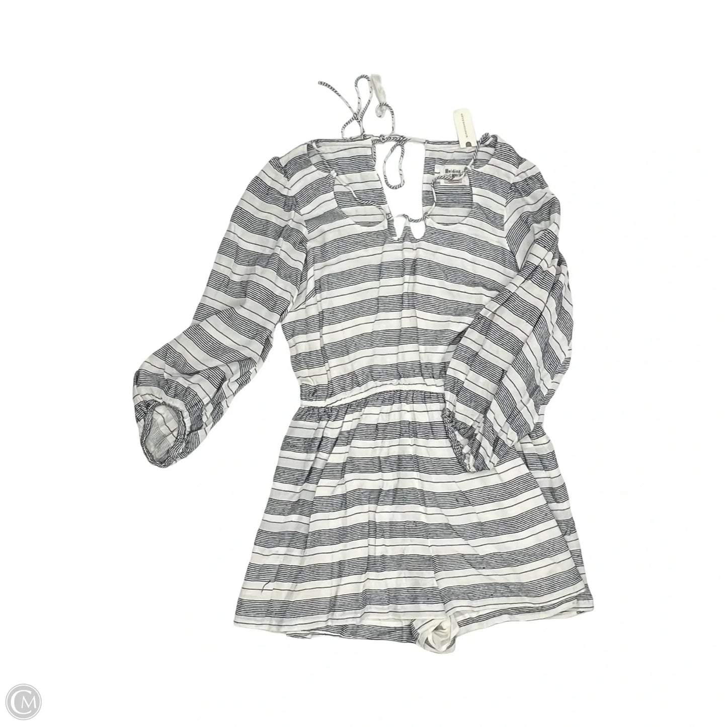 Romper By Holding Horses In Black & Cream, Size: L