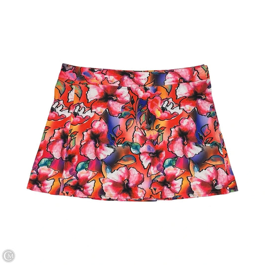 Athletic Skirt By Reel Legends In Multi-colored, Size: Xl
