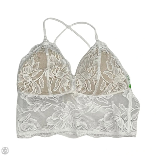 Bralette By Clothes Mentor In White, Size: Xl
