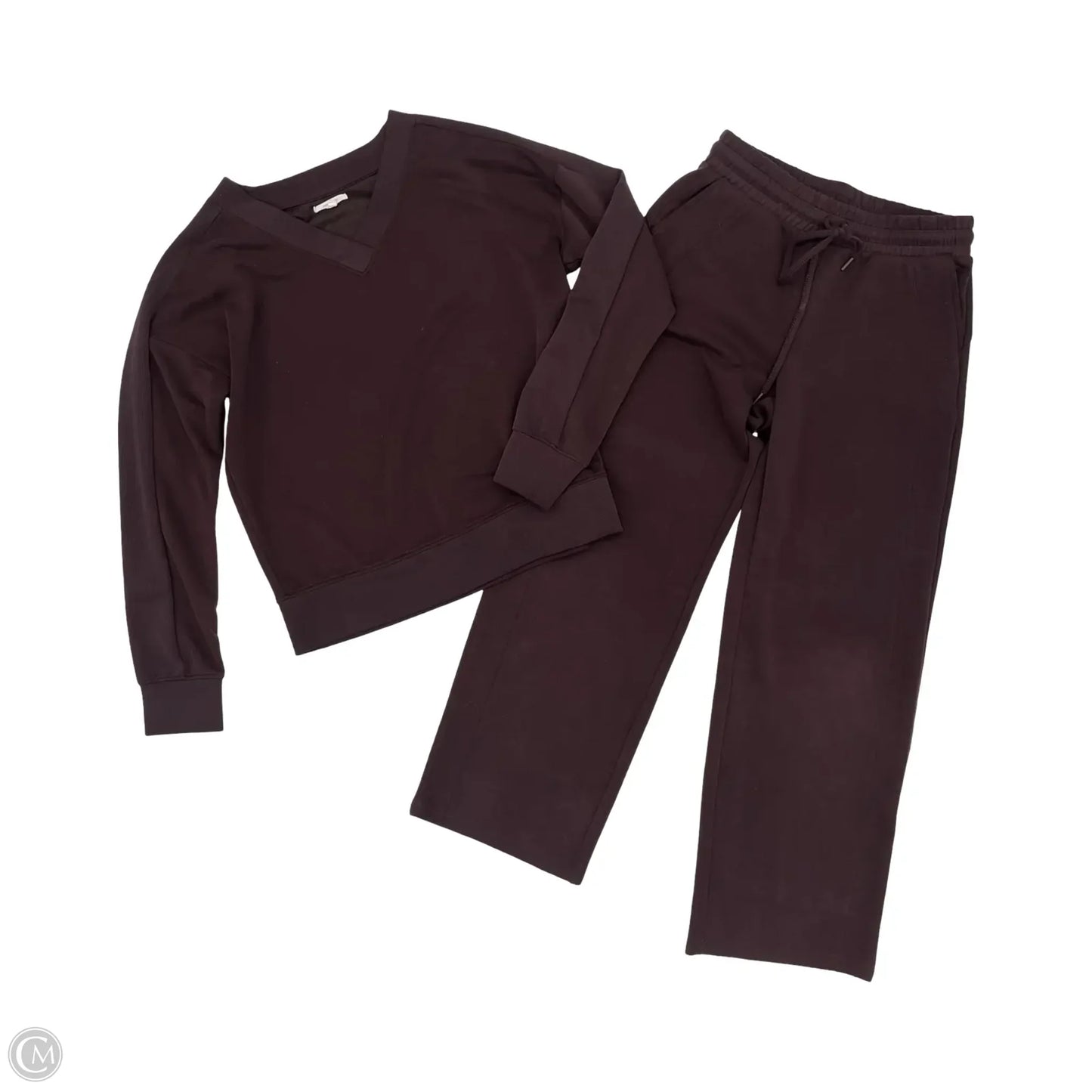 Lounge Set Pants By Maurices In Maroon, Size: S