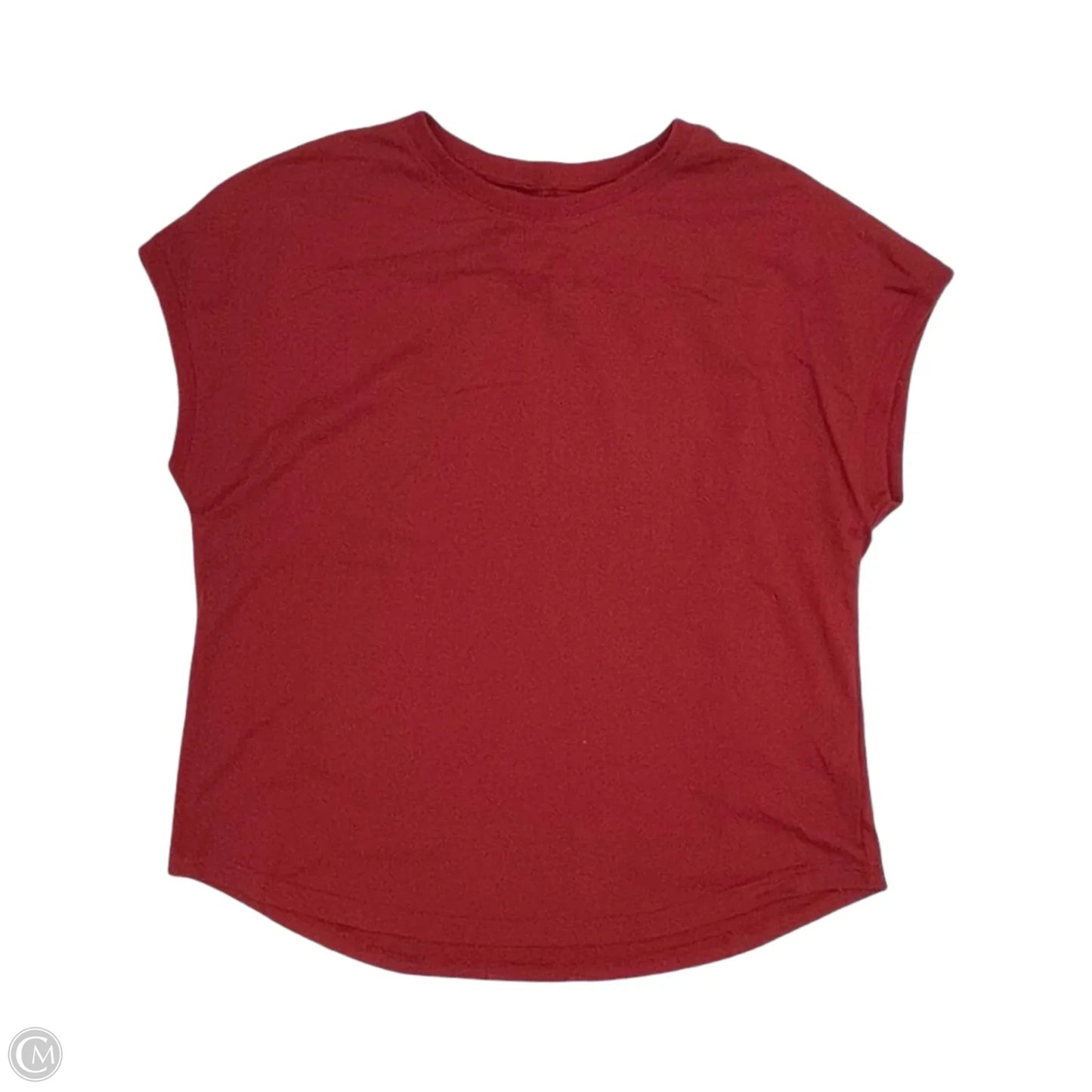 Top Short Sleeve By Cmf In Red, Size: L