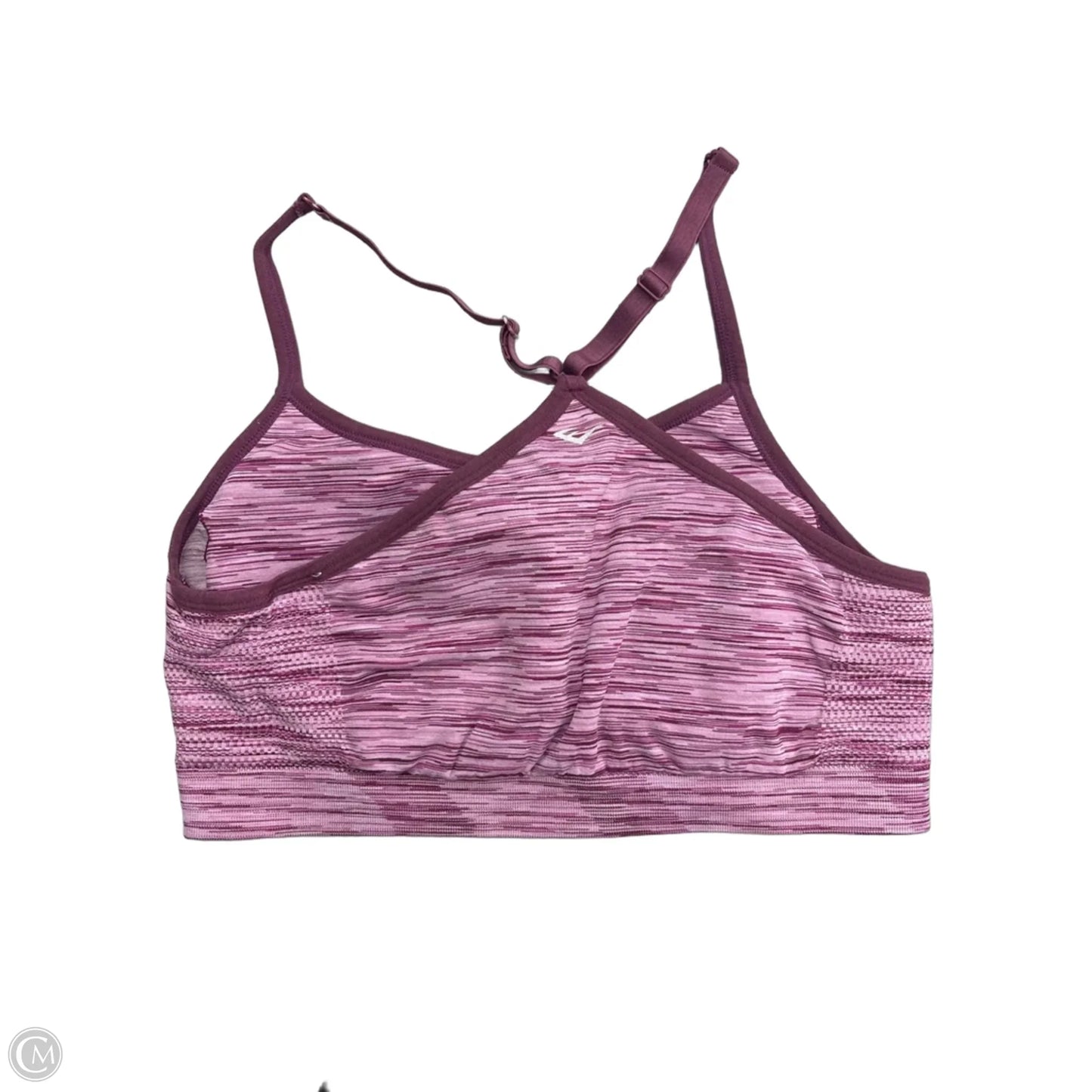 Athletic Bra By Everlast In Purple, Size: L
