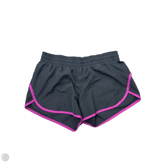 Athletic Shorts By Athletic Works In Black & Purple, Size: L