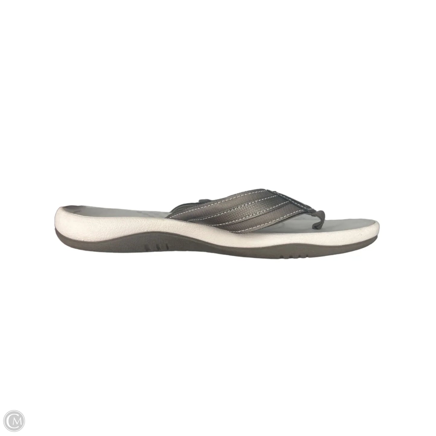 Sandals Flip Flops By Clarks In Bronze, Size: 10