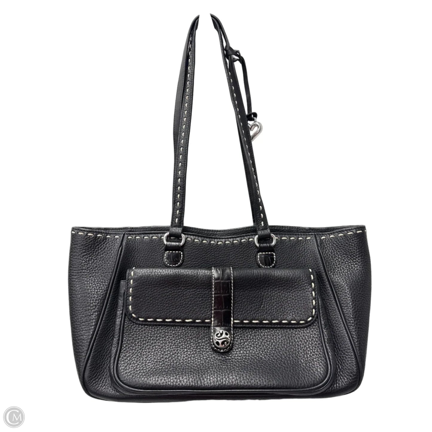 Handbag Leather By Brighton, Size: Medium