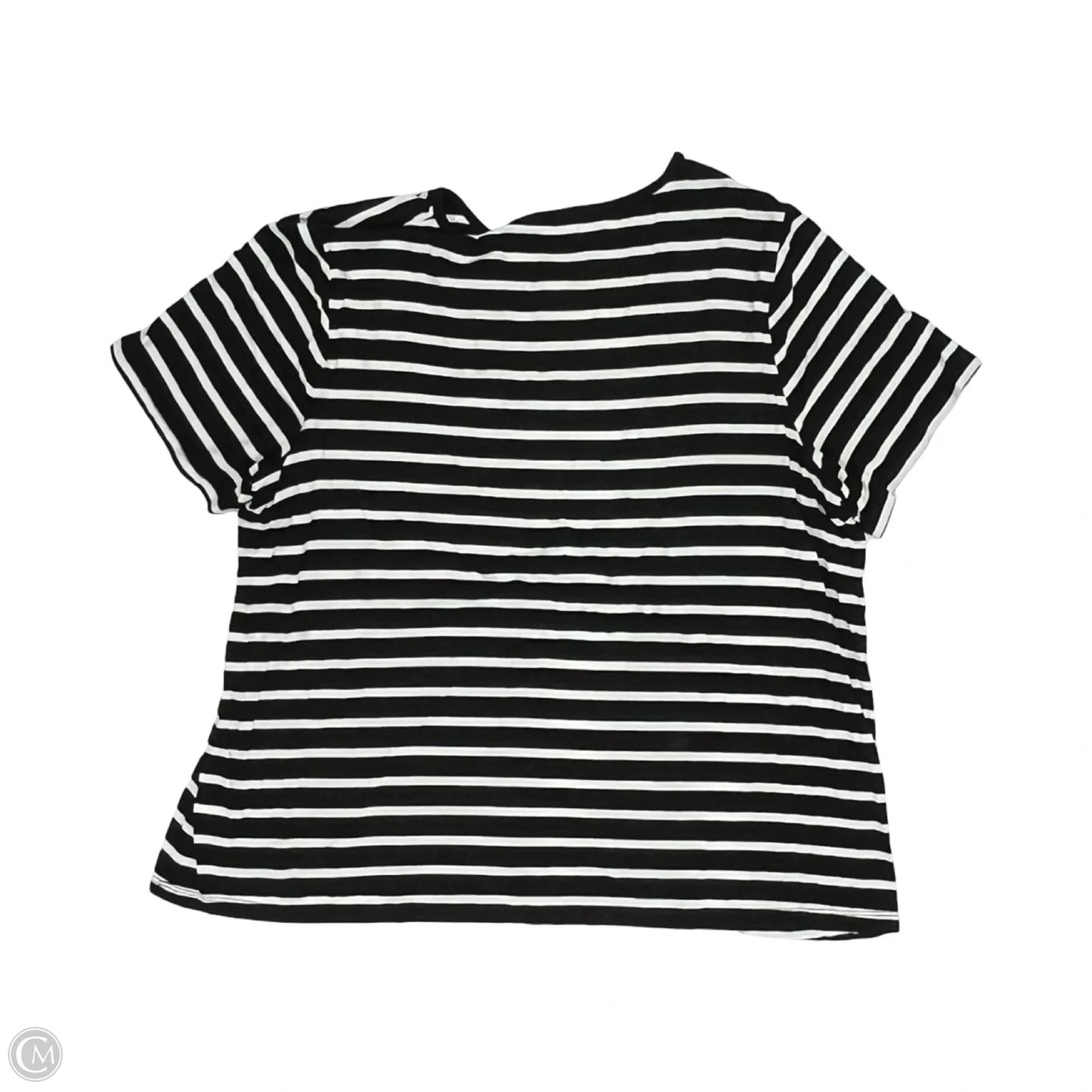 Top Short Sleeve By Old Navy In Striped Pattern, Size: Xl