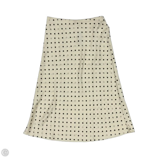 Skirt Midi By J. Crew In Black & Tan, Size: M