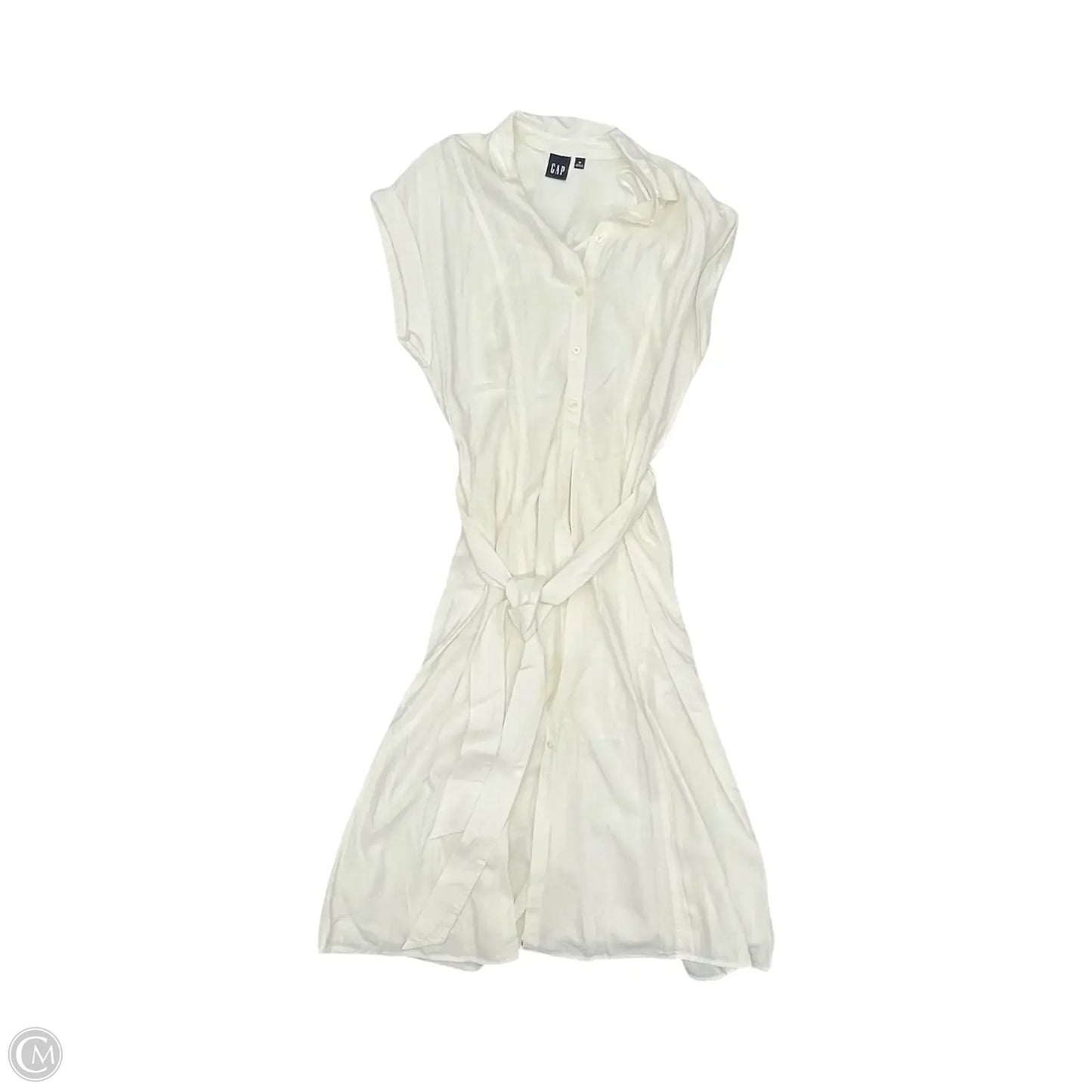 Dress Party Midi By Gap In White, Size: M