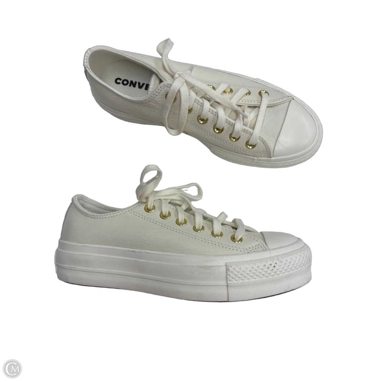 Shoes Sneakers By Converse In Cream, Size: 7.5