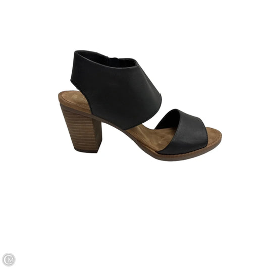 Sandals Heels Block By Toms In Black, Size: 8