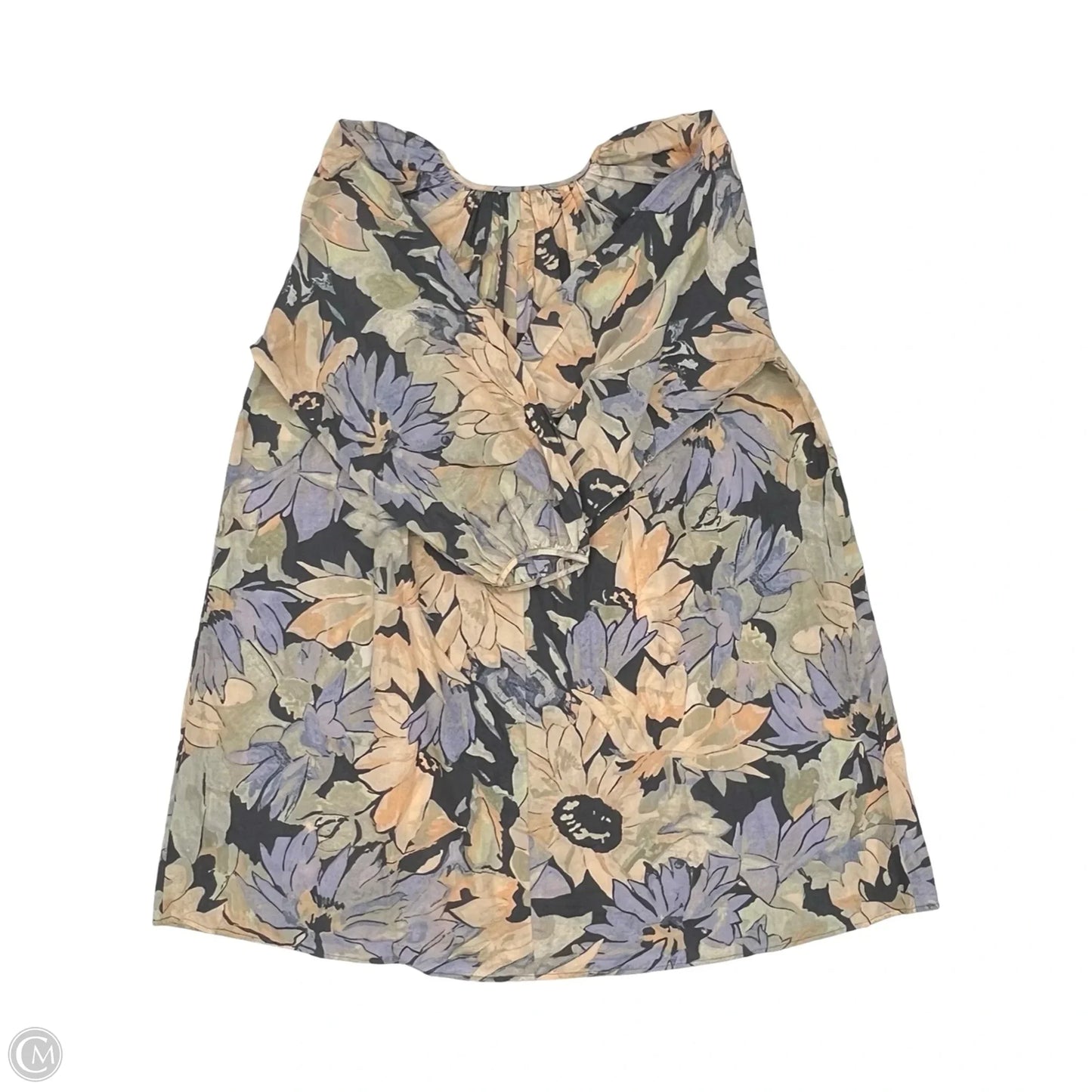 Dress Casual Short By H&m In Floral Print, Size: S