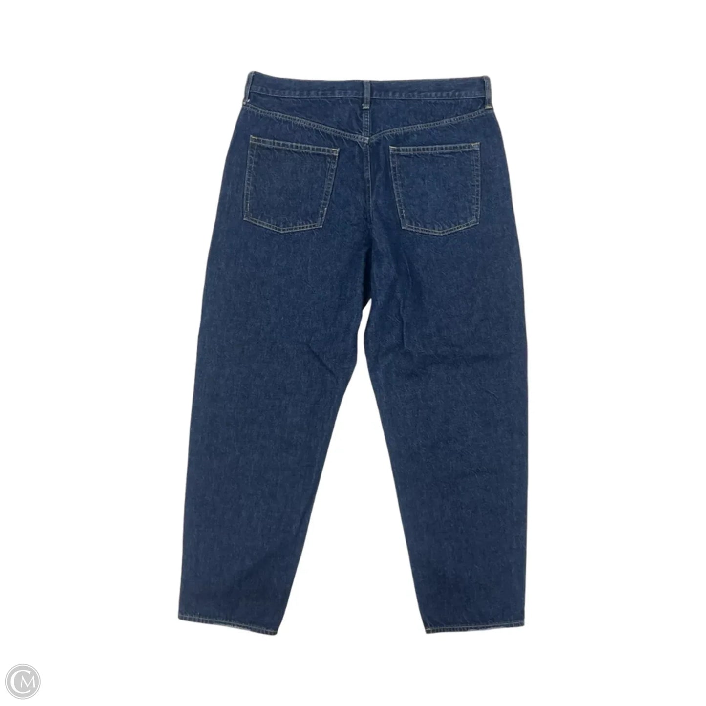 Jeans Straight By Gap In Blue Denim, Size: 16