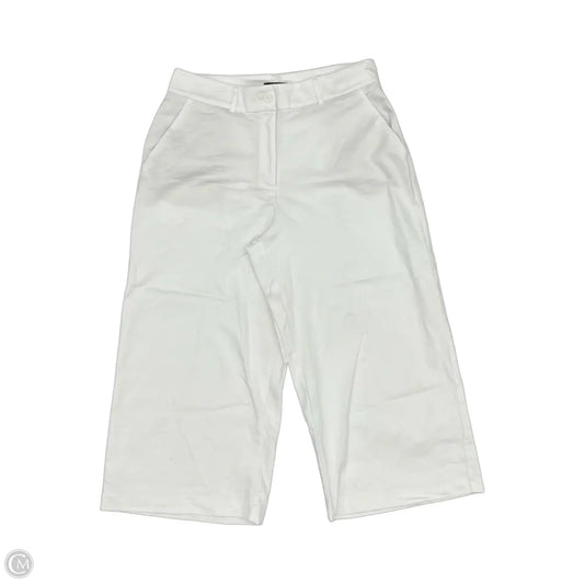 Pants Cropped By Simply Vera In White, Size: 14