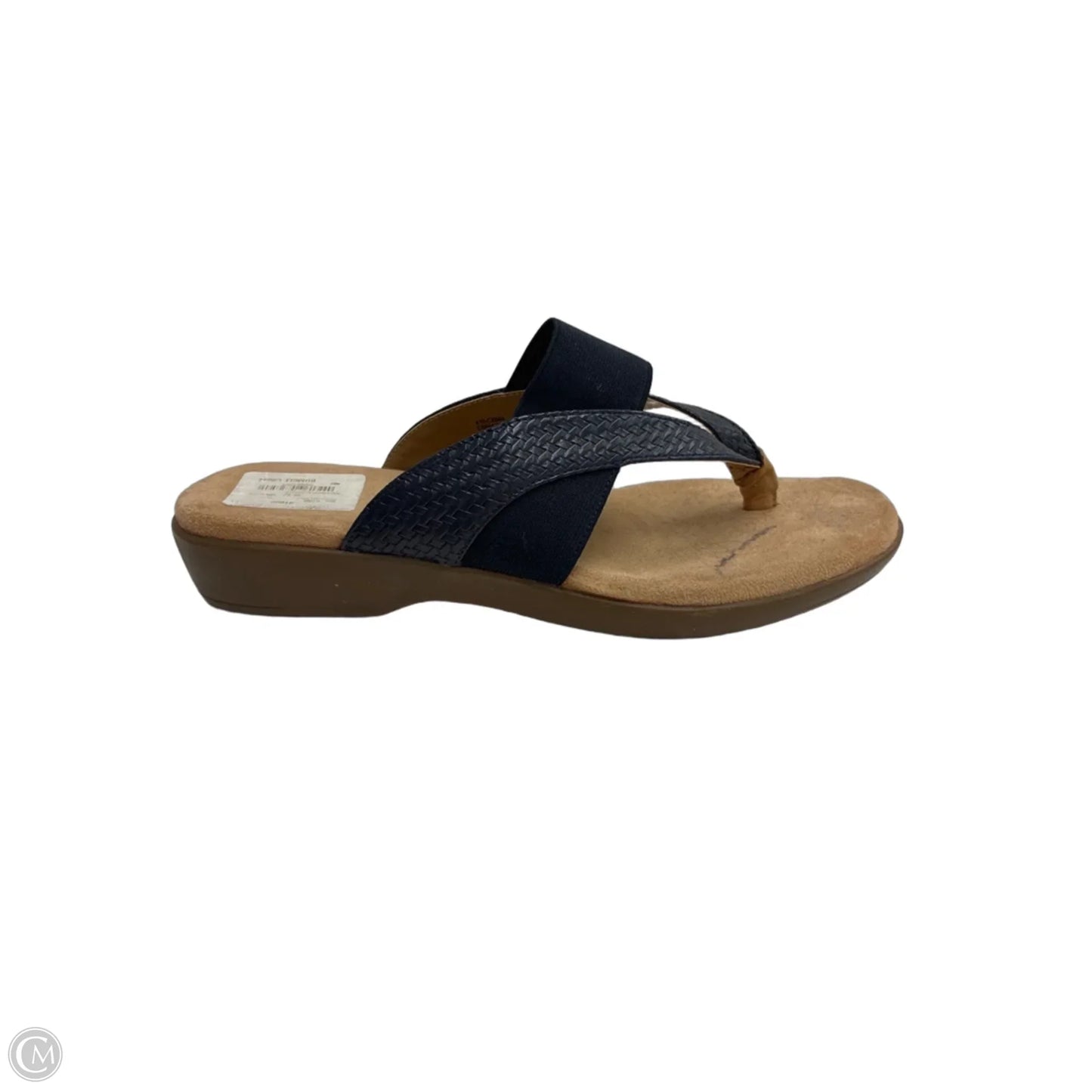 Sandals Flip Flops By Cliffs By White Mountain In Navy, Size: 10