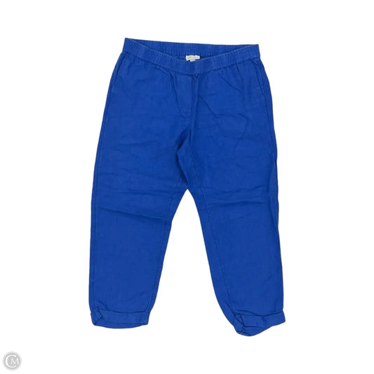 Pants Linen By J. Jill In Blue, Size: Mp