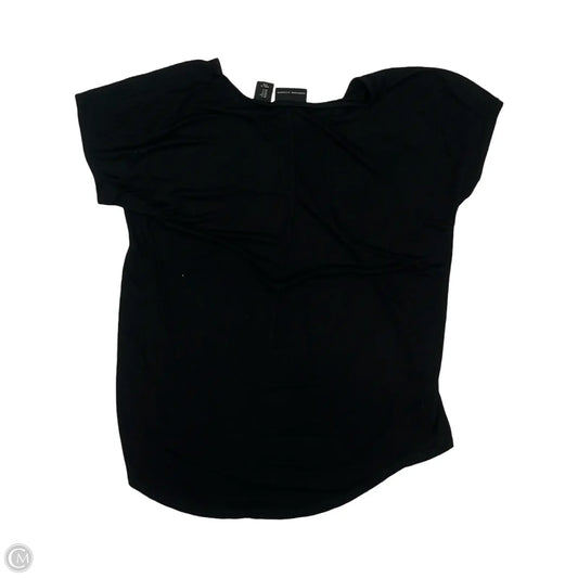 Top Short Sleeve By Cmf In Black, Size: Xs