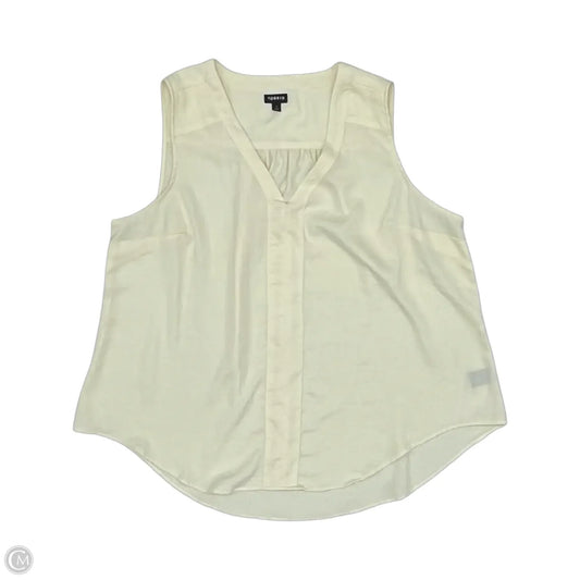 Blouse Sleeveless By Torrid In Tan, Size: 1x
