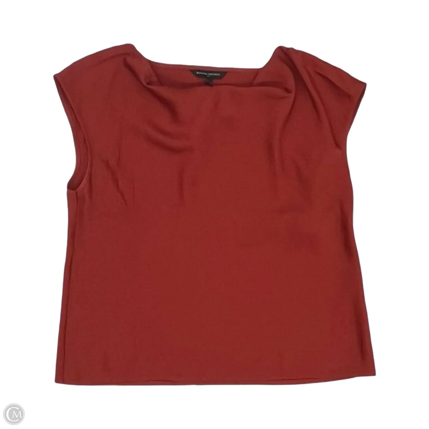 Blouse Short Sleeve By Banana Republic In Orange, Size: S