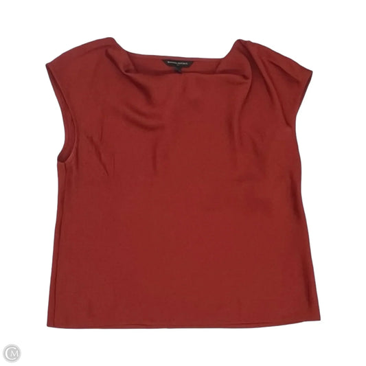 Blouse Short Sleeve By Banana Republic In Orange, Size: S