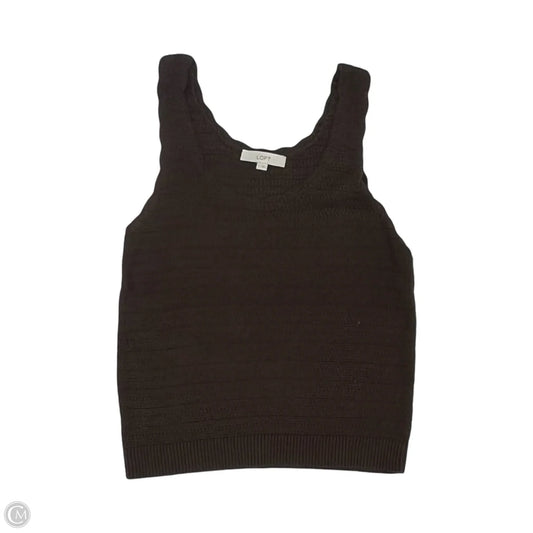 Blouse Sleeveless By Loft In Brown, Size: M