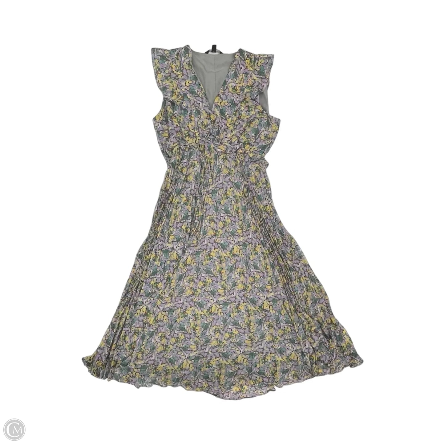 Dress Party Midi By Banana Republic In Geometric Pattern, Size: M