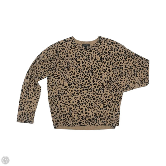 Sweater By Banana Republic In Leopard Print, Size: Xl