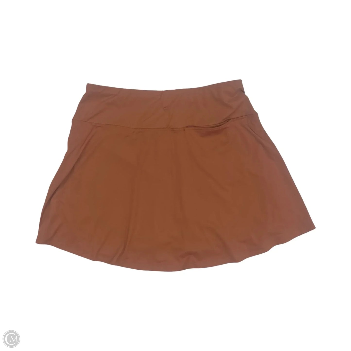 Athletic Skort By Calia In Orange, Size: L