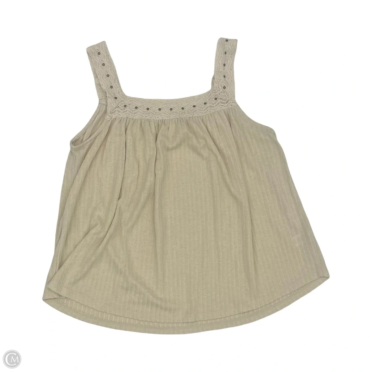 Top Sleeveless By Maurices In Tan, Size: Xxl