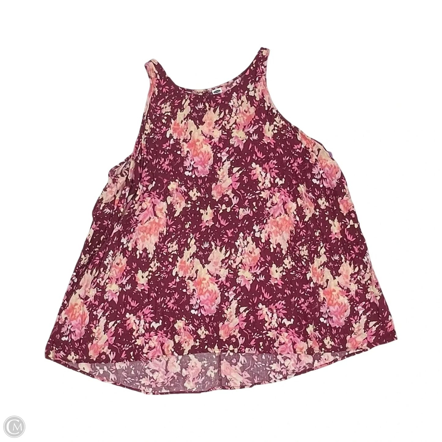 Top Sleeveless By Old Navy In Floral Print, Size: Xxl