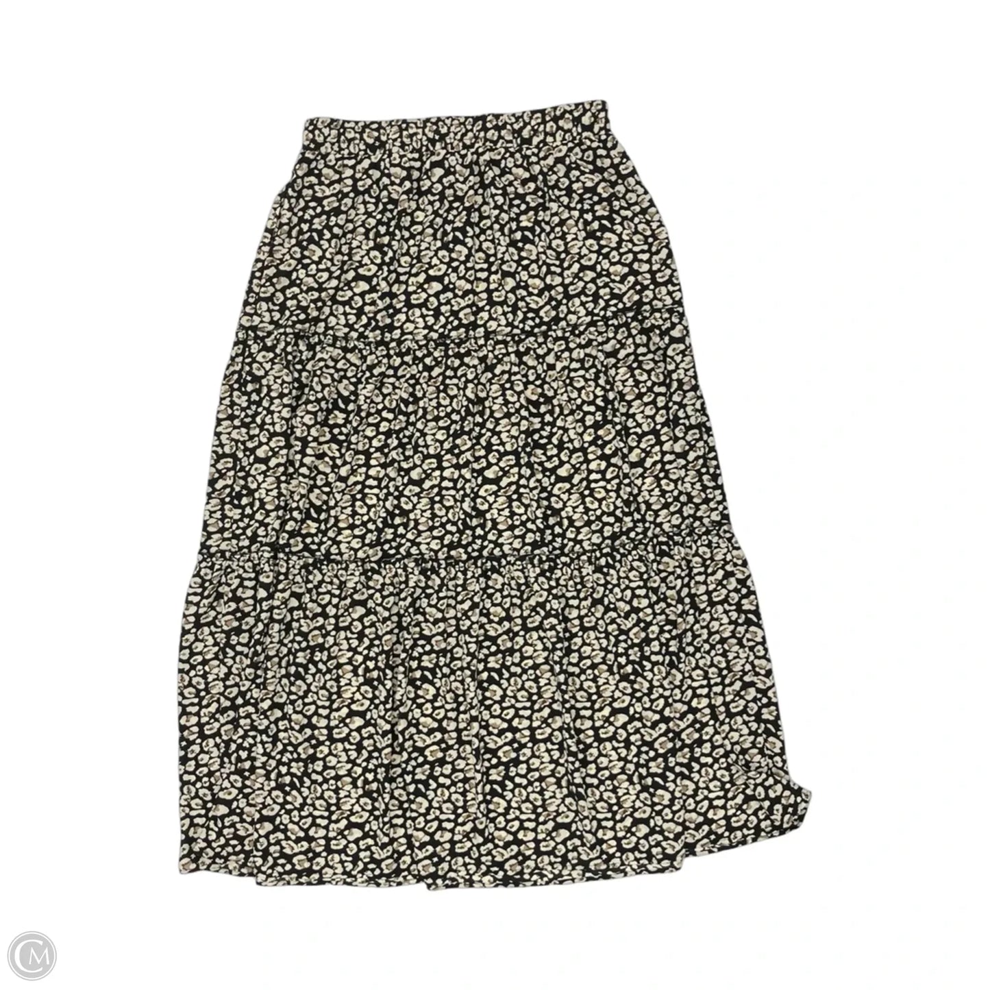 Skirt Midi By Cmf In Black & Brown, Size: Xl