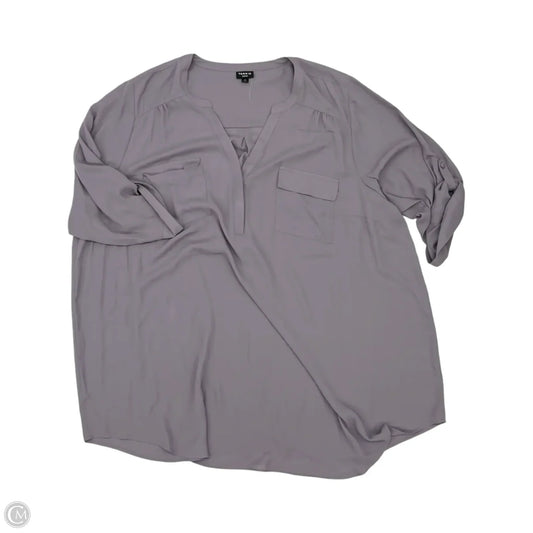 Tunic 3/4 Sleeve By Torrid In Purple, Size: 4x