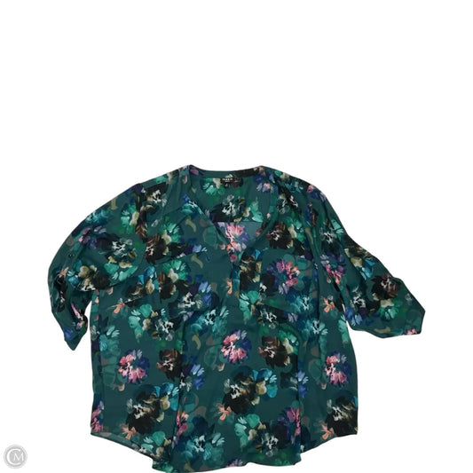 Blouse 3/4 Sleeve By Torrid In Multi-colored, Size: 4x