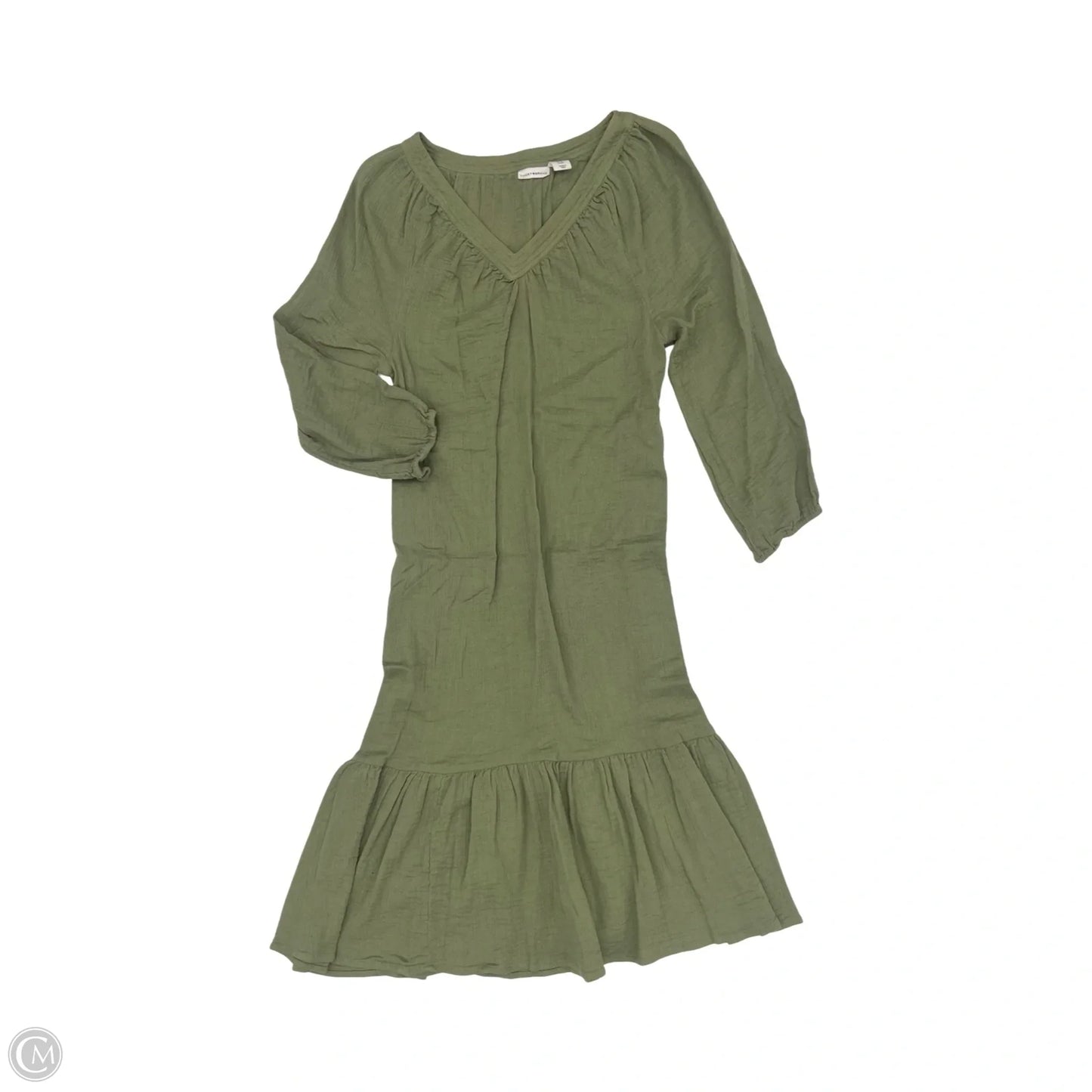 Dress Casual Midi By Lucky Brand In Green, Size: Xs