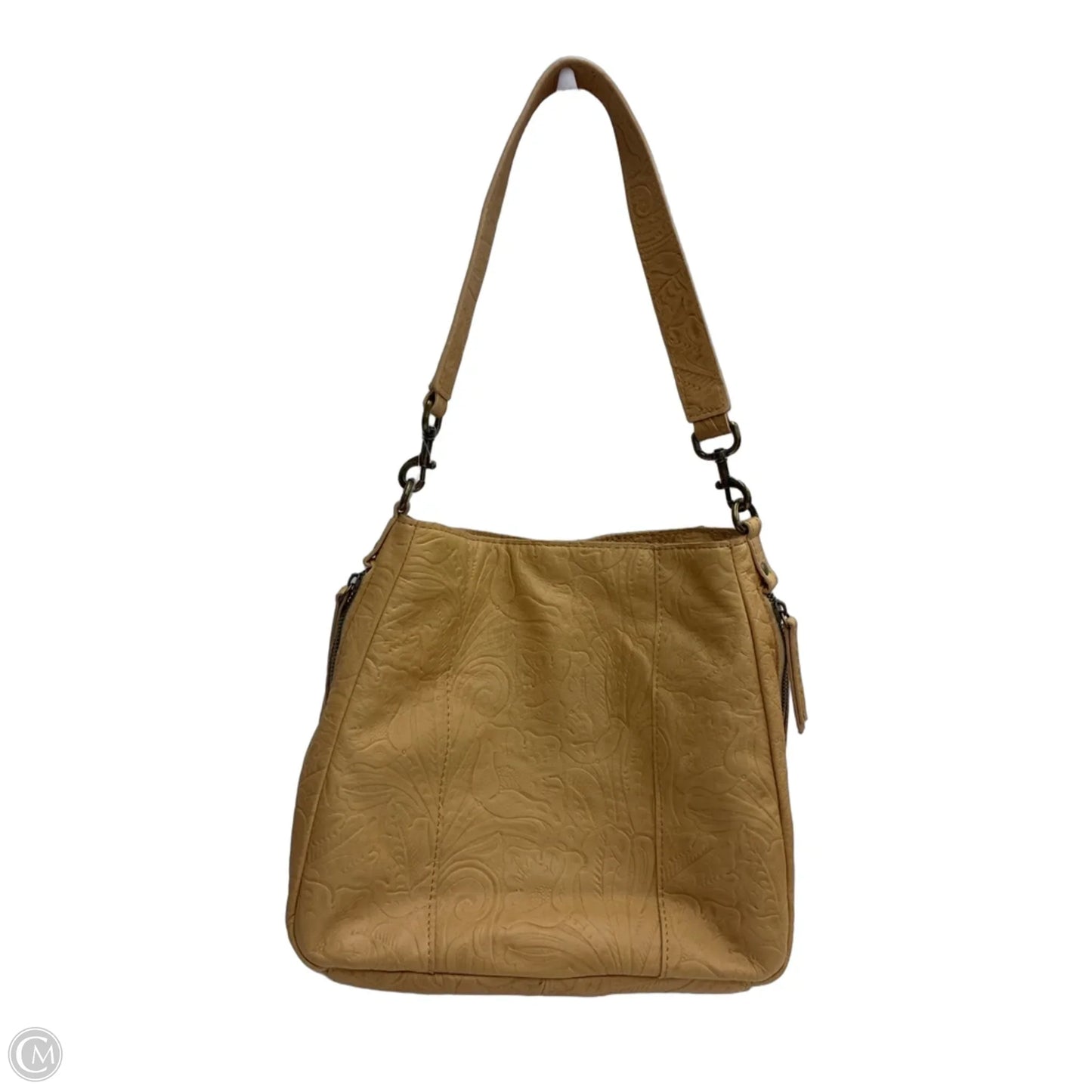 Handbag Leather By Clothes Mentor, Size: Medium