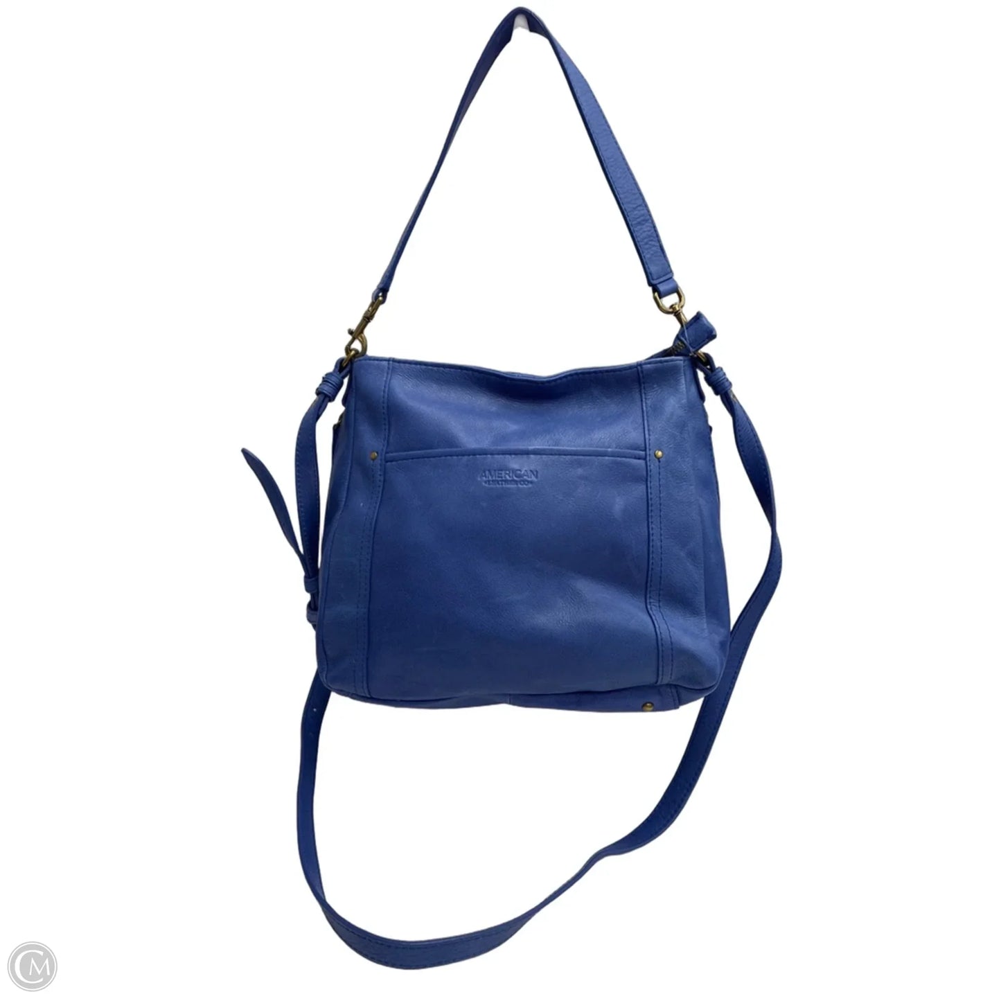 Handbag Leather By Clothes Mentor, Size: Medium