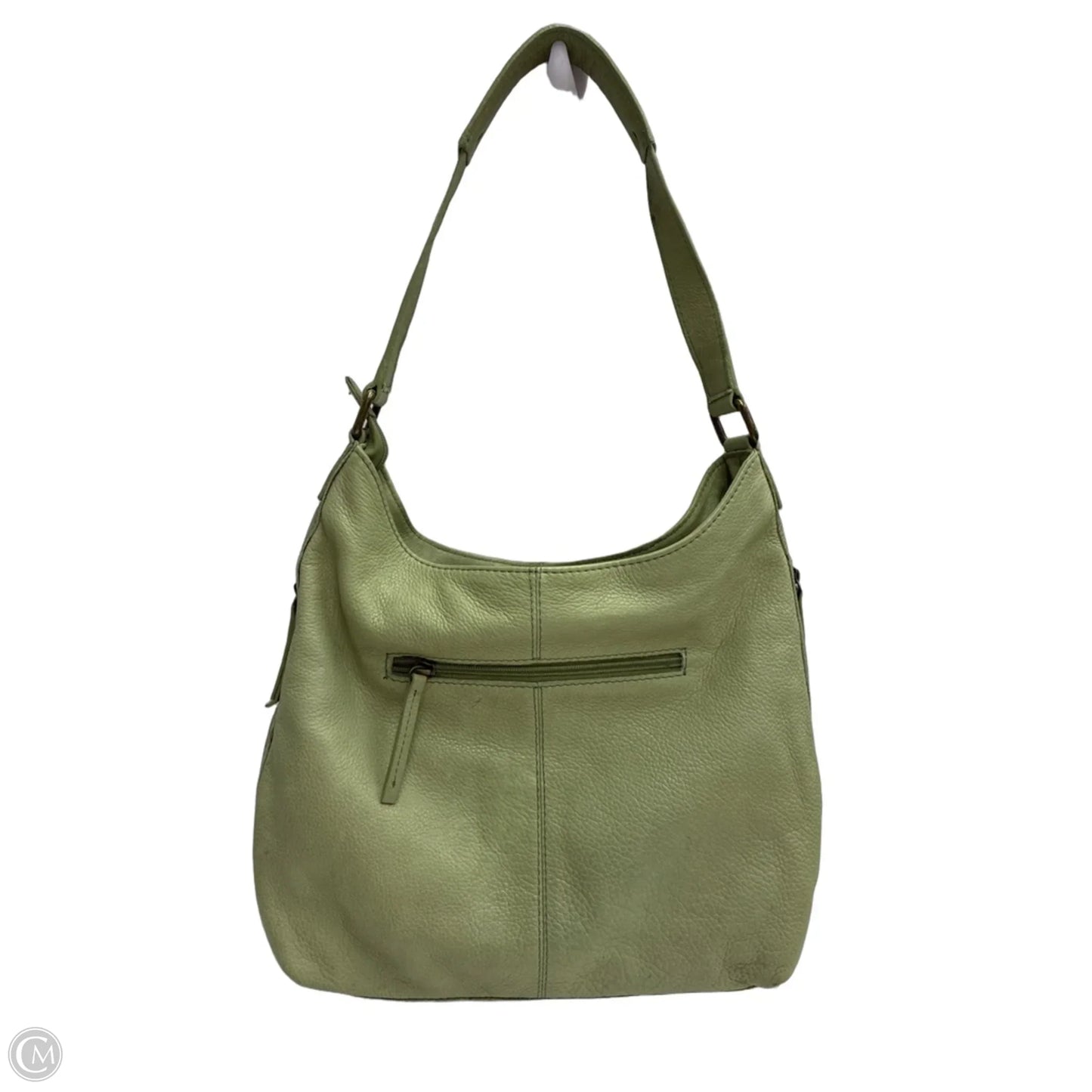 Handbag Leather By Clothes Mentor, Size: Medium