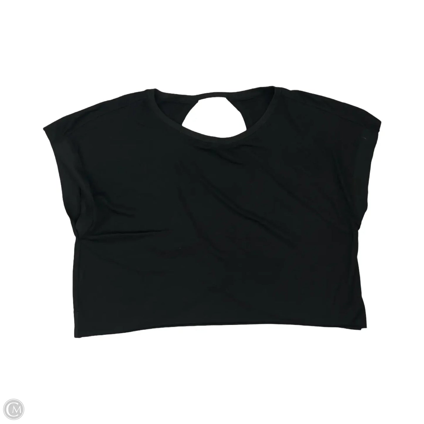 Top Short Sleeve By Clothes Mentor In Black, Size: Xl