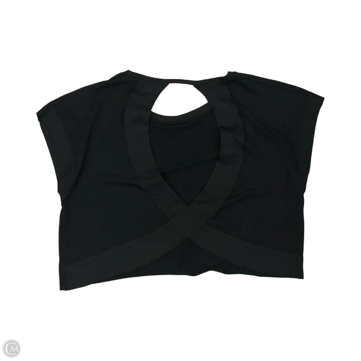Top Short Sleeve By Clothes Mentor In Black, Size: Xl