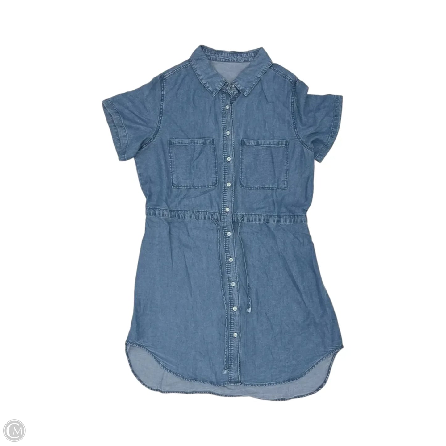 Dress Casual Short By Clothes Mentor In Blue Denim, Size: Xl