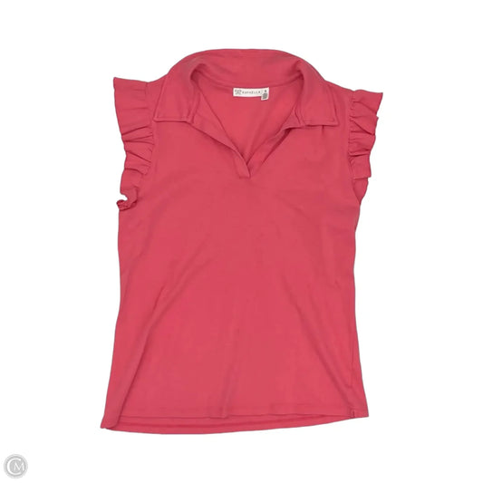 Top Short Sleeve By Rafaella In Pink, Size: Xl